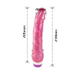 Baile - vibrador rojo realistico 23 cm