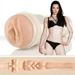 Fleshlight - vagina stoya destroya + universal launch + lubricante aqua quality 50 ml