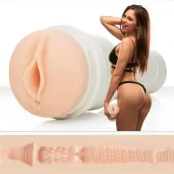 Fleshlight - vagina riley reid utopia + universal launch + lubricante aqua quality 50 ml