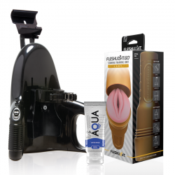 Fleshlight - stamina go training unit lady + universal launch + lubricante aqua quality 50 ml