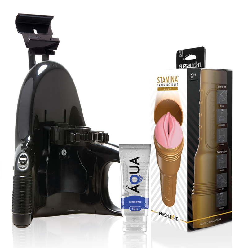Fleshlight - pink lady stamina training unit + universal launch + lubricante aqua quality 50 ml Fleshlight - pink lady stamina training unit + universal launch + lubricante aqua quality 50 ml