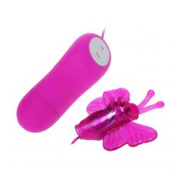 Baile - cute secret mariposa estimuladora vibrador 12v