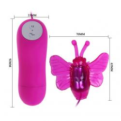 Baile - cute secret mariposa estimuladora vibrador 12v