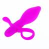 Pretty Love Taylor vibrador anal con asa, en diagonal