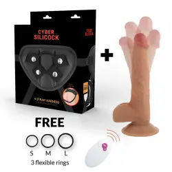 Cyber silicock arnés silicona liquida john control remoto