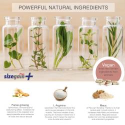 500 cosmetics - sizegain plus pastillas para alargar el pene