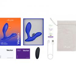 We-vibe - vector+ masajeador de próstata azul