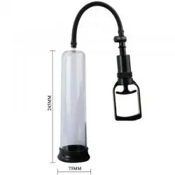 Baile - bomba de ereccion con tirador de dedo y vibración Baile - bomba de ereccion con tirador de dedo y vibración