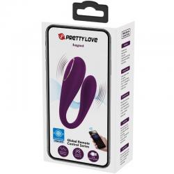 Pretty love - august vibrador doble placer global remote