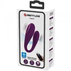 Pretty love - august vibrador doble placer global remote