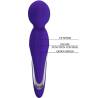 Pretty love - walter vibrador wand violeta - 6