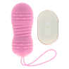 Ohmama huevo control remoto 7 modos rotacion - rosa - 2