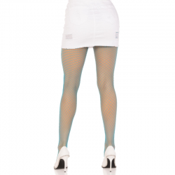 Leg avenue - pantimedias rejilla lycra azul