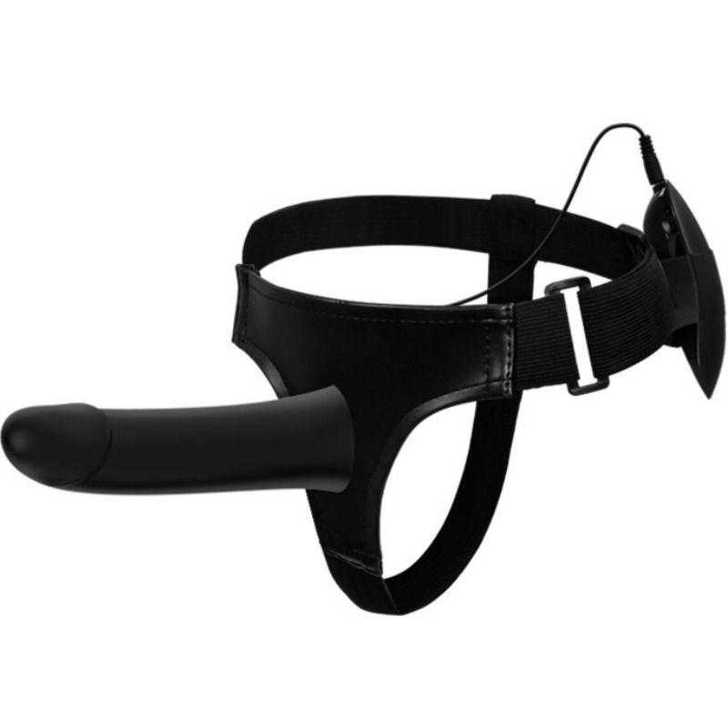 Pretty love male - vito strap on con dildo hueco y vibracion 17.3 cm Pretty love male - vito strap on con dildo hueco y vibracion 17.3 cm