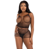 Leg avenue - set camiseta & pantalon rejilla - 1
