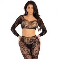 Leg avenue - set top corto & medias tobillo