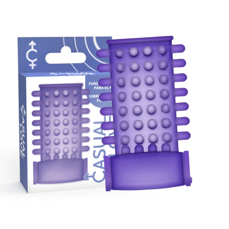 Casual ring funda pene vibrador lila - 1