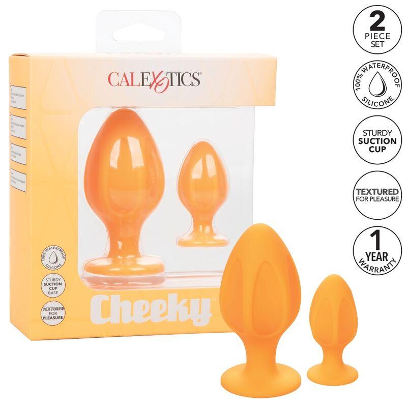 Calex cheeky plugs anales naranja