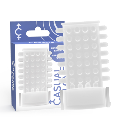 Casual ring funda pene vibrador transparente - 1