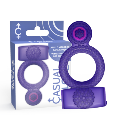 Casual ring double pleasure anillo lila - 1
