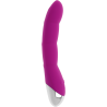 Vibrador Ohmama lila ondulado de lado
