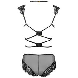 Livco corsetti fashion - palmenom lc 90614 sujetador + panty negro - - 9