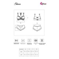 Livco corsetti fashion - palmenom lc 90614 sujetador + panty negro - - 10