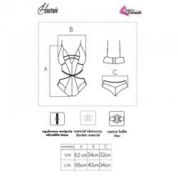Livco corsetti fashion - hawain lc 90665 body negro