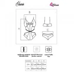 Livco corsetti fashion - hawain lc 90665 body negro