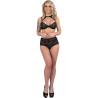 Livco corsetti fashion - linera for the senses collection sujetador + panty negro - 1