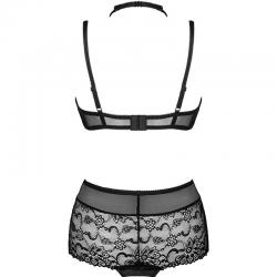 Livco corsetti fashion - linera for the senses collection sujetador + panty negro