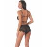 Livco corsetti fashion - drezna lc 90733 sujetador + panty negro - 2