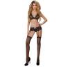 Conjunto Livco Corsetti Belita con medias, plano entero de frente