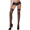 Livco corsetti fashion - mandirin lc 90529 panty + liguero negro - 1