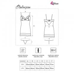 Livco corsetti fashion - makrezian lc 90545 falda + panty negro