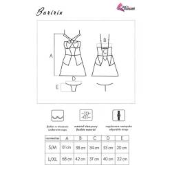 Livco corsetti fashion - baririn lc 90633 falda + panty negro -  - 10