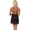 Livco corsetti fashion - malviami lc 90625 falda + panty negro - 2