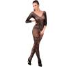 Bodystocking abierto Livco Corsetti Celdon de rejilla, modelo de frente
