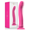 Intense Michelangelo vibrador con ventosa en rosa junto a su caja