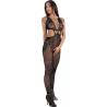 Bodystocking con aberturas Livco Corsetti Tubiana, modelo de lado