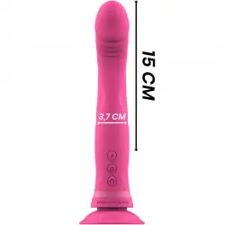 Intense - michelangelo dildo vibrador silicona rosa