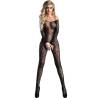 Bodystocking de manga larga Livco Corsetti Abra, modelo de frente