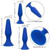 Admiral - kit 3 plug anal azul - 3