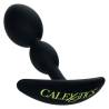 Plug anal Boundless 2X Teardrop negro con su base en T