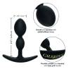 Medidas del plug Boundless 2X Teardrop: 6,25 x 2 cm