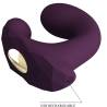 Pretty Love Billy morado oscuro, detalle dorado y puerto de carga USB
