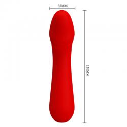 Pretty love - cetus vibrador recargable rojo