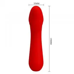 Pretty love - cetus vibrador recargable rojo