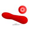 Pretty love - faun vibrador recargable rojo - 6