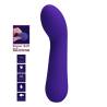 Pretty love - faun vibrador recargable lila - 7